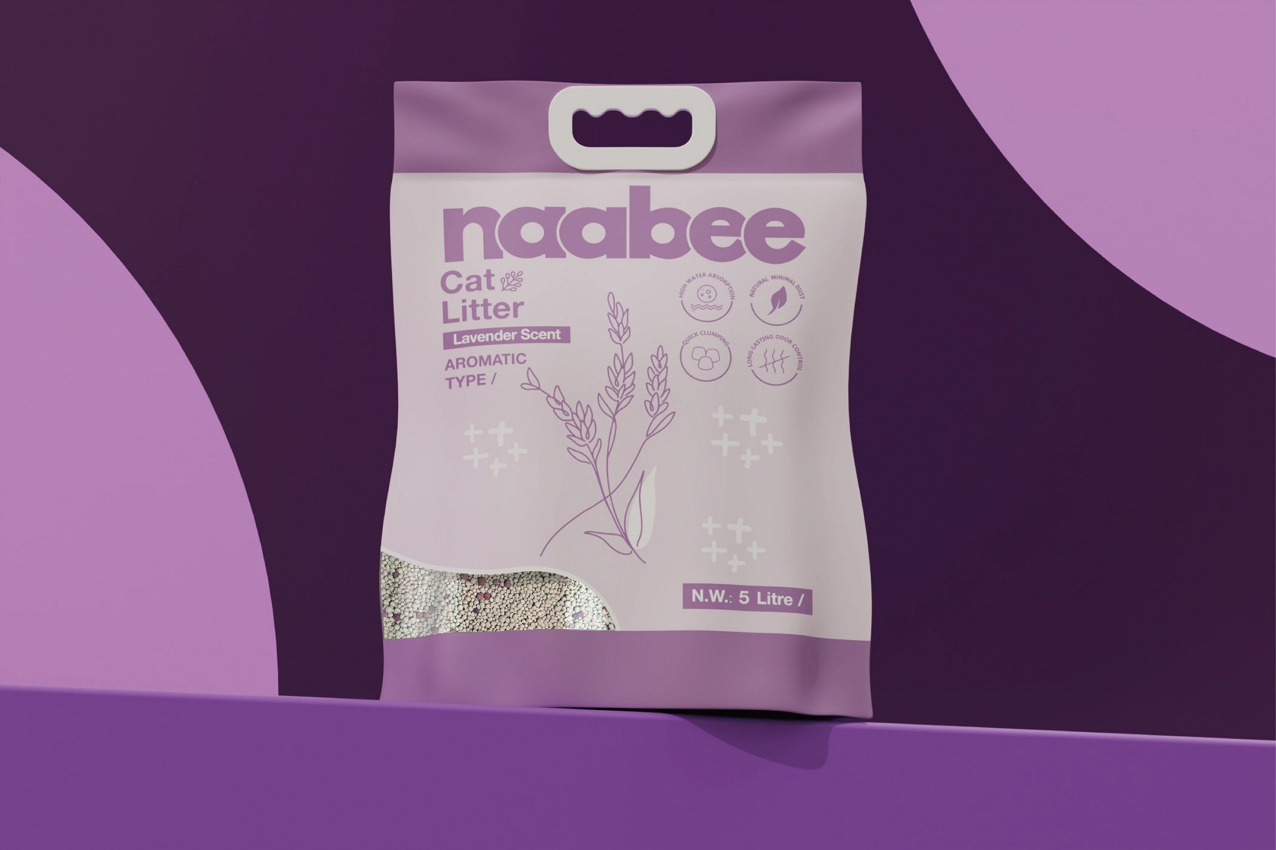 Naabee bentonite cat litter