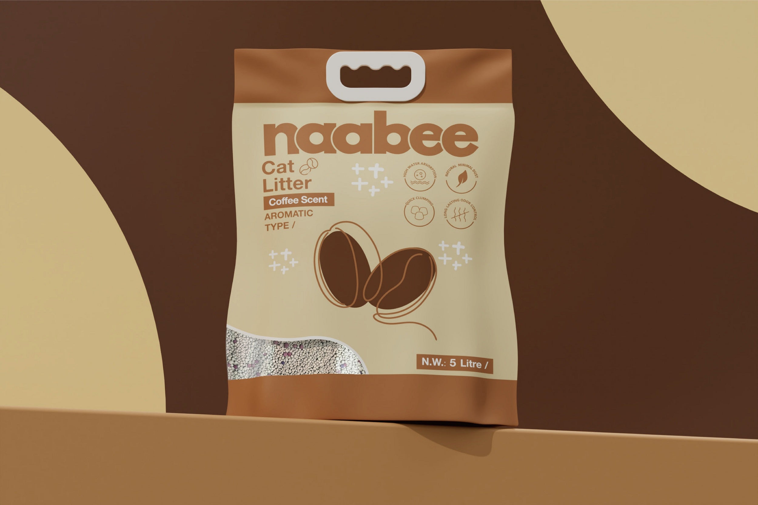 Naabee bentonite cat litter