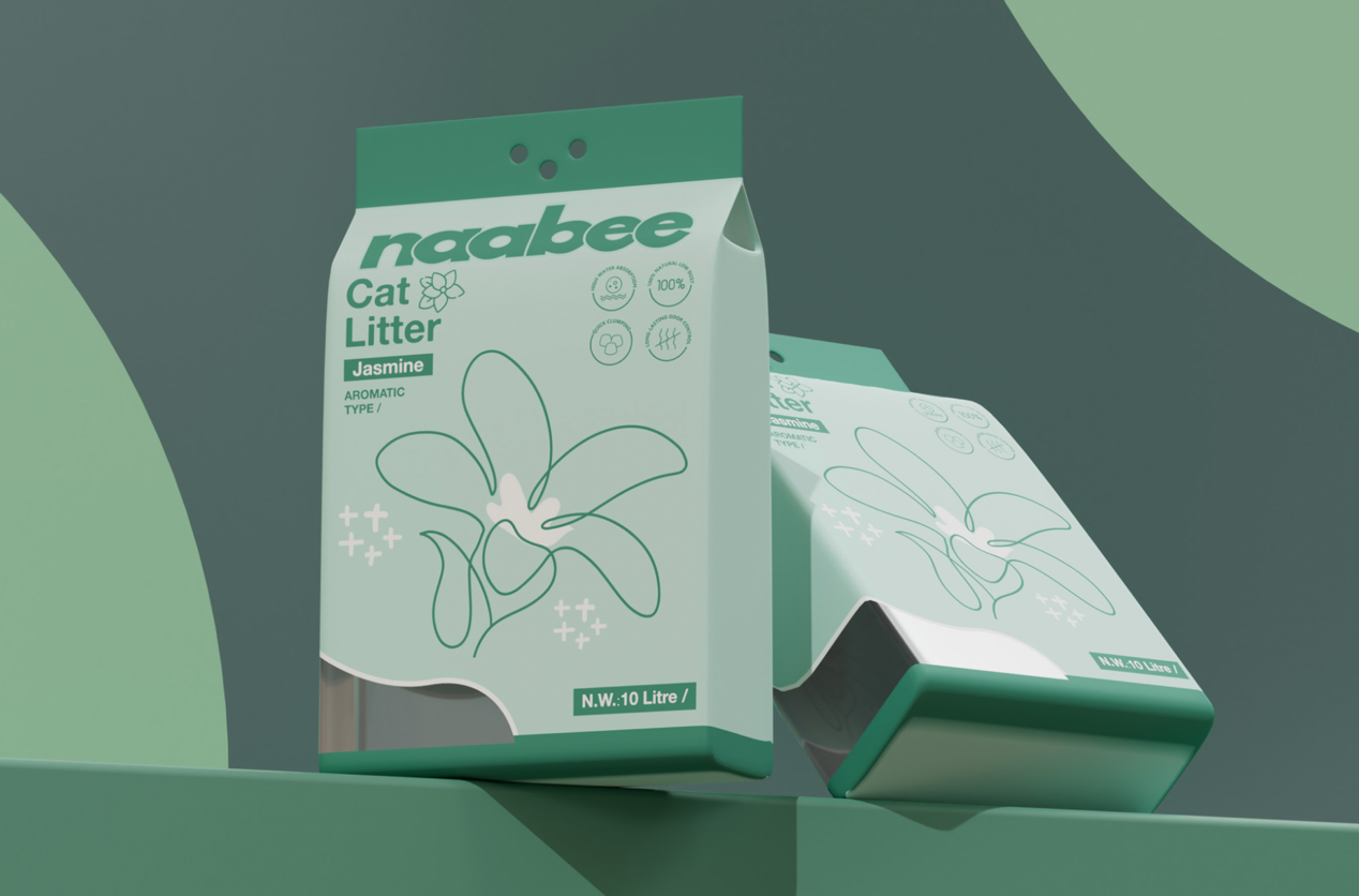 Naabee bentonite cat litter